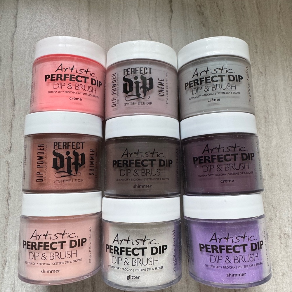 Artistic Perfect Dip Set - Pink, Purple, Gray Collection
